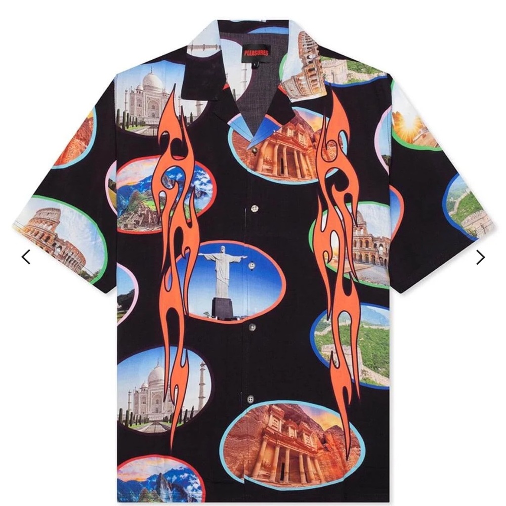 PLEASURES 7 Wonder Camp Bowling Shirt